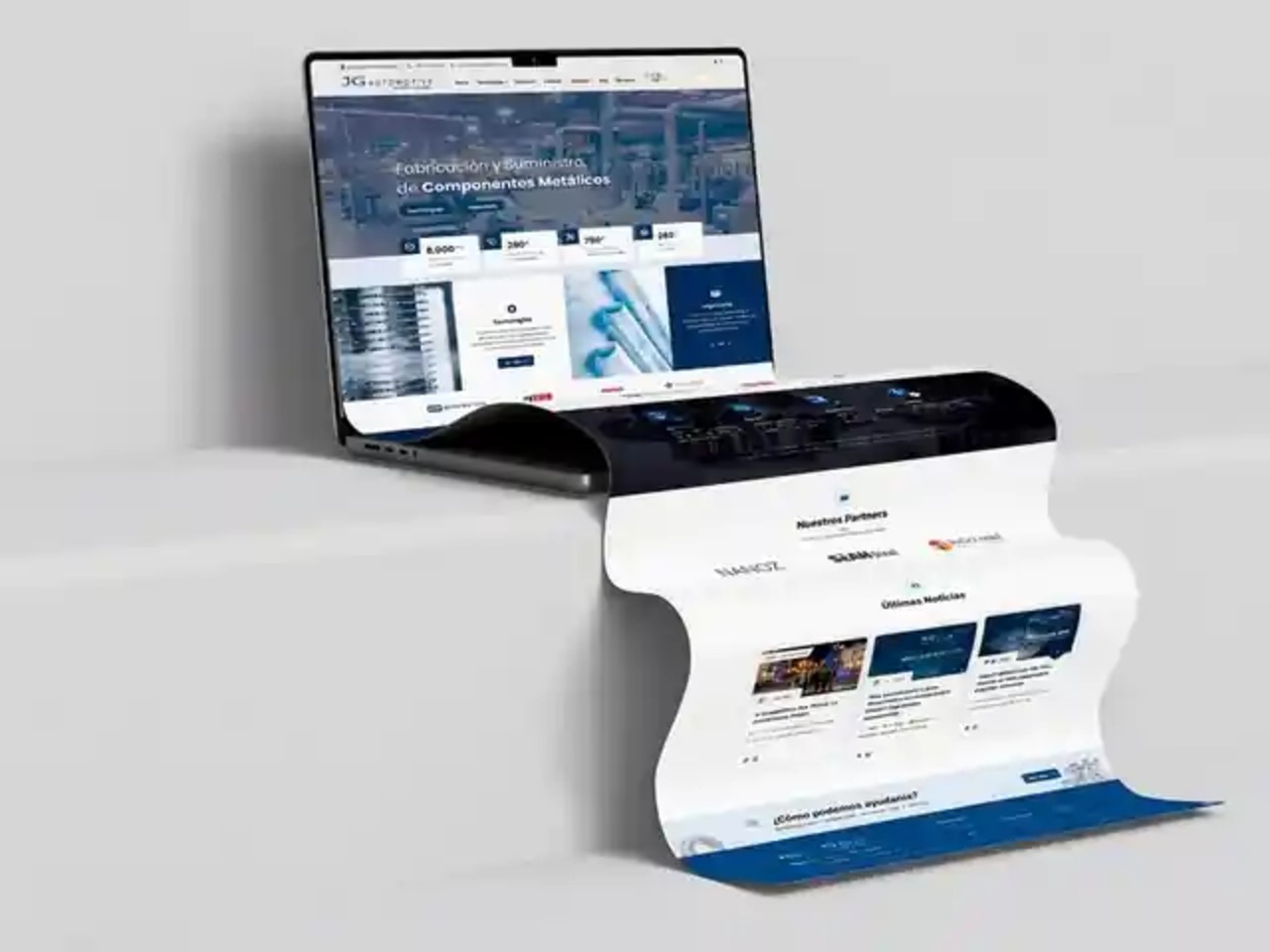 Iconify Branding Proyecto - Web corporativa de un grupo industrial del sector de la automoción