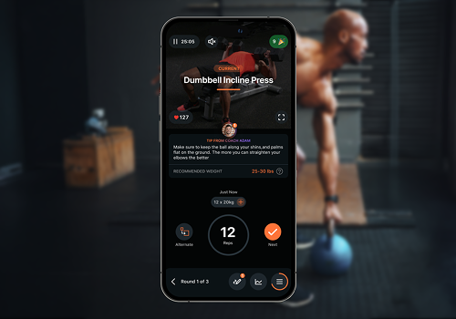 Aplicación de fitness SHRED