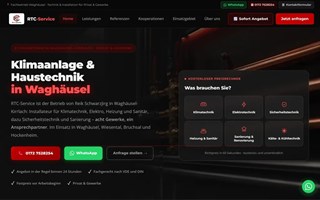 Webagentur Scherzinger Proyecto - Web corporativa de RTC-Service