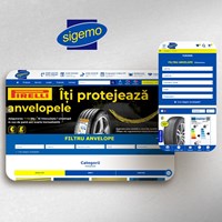 SC PRONET DESIGN SRL Proyecto - Tienda de neumáticos www.sigemo.ro