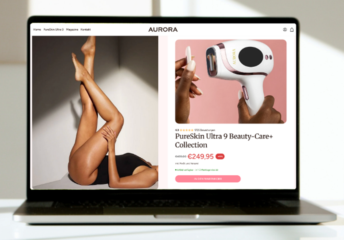 Tienda online Shopify para AURORA PureSkin