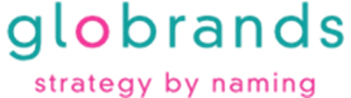 Globrands strategy by naming logotipo