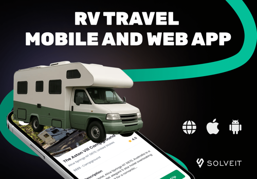 Aplicación móvil y web de RV Travel