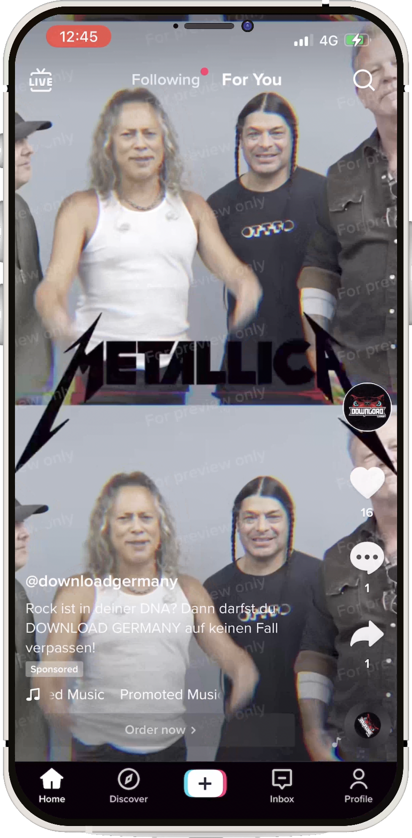 Download Festival: TikTok-Kampagne mit Metallica