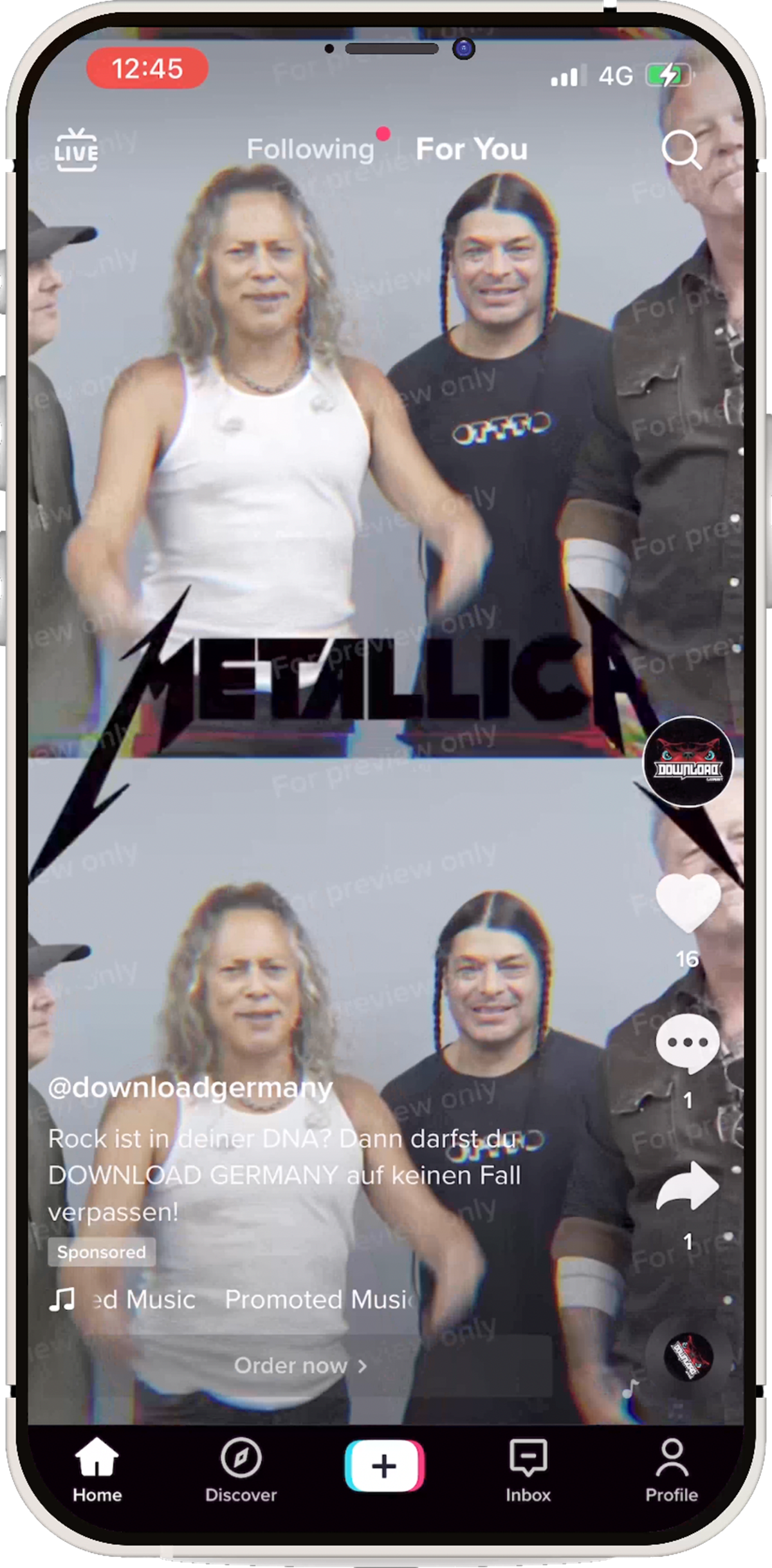 Download Festival: TikTok-Kampagne mit Metallica