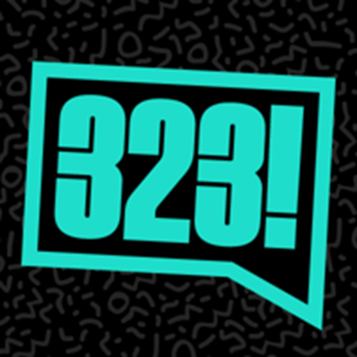 323 Media logotipo