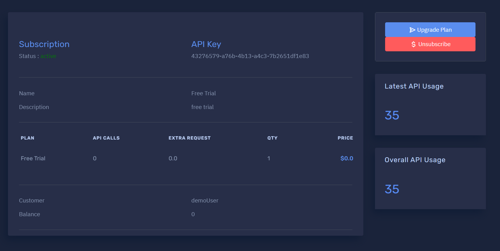 Finiite API