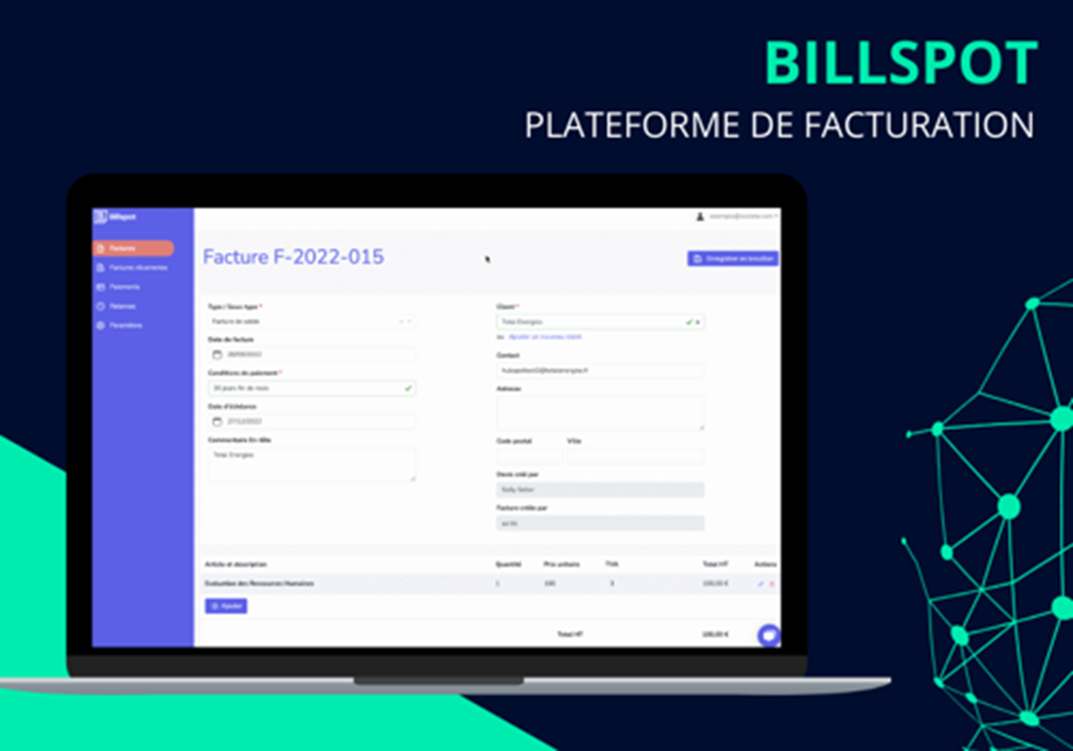  - BILLSPOT