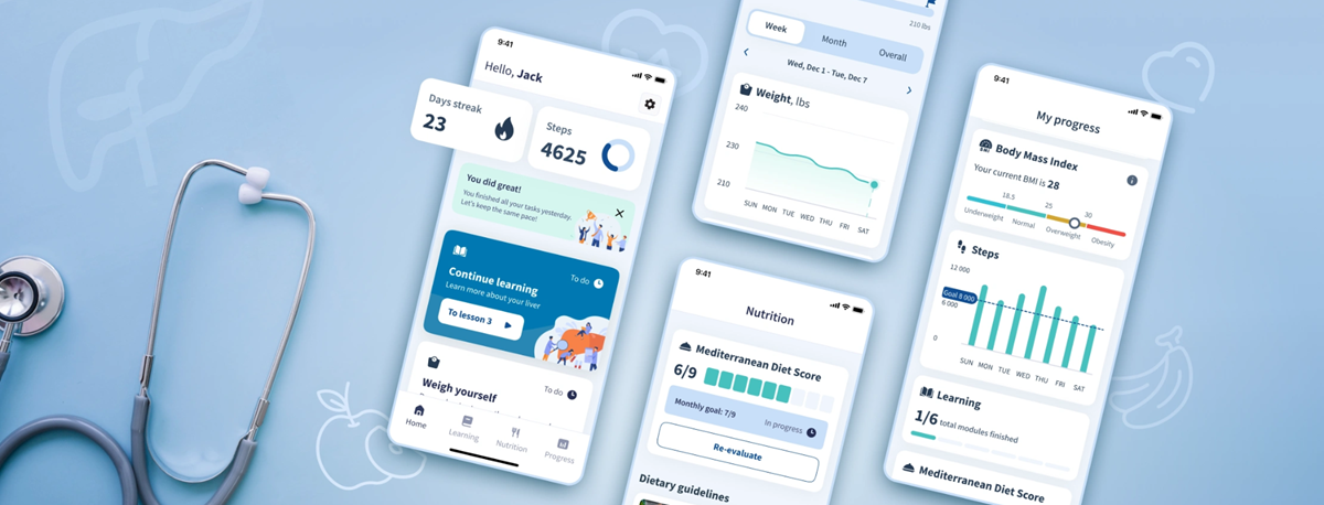 Un proyecto de diseño de una app de salud