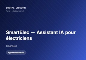 Digital Unicorn SAS Proyecto - SmartElec: aplicación móvil con asistente de IA para profesionales de la electricidad