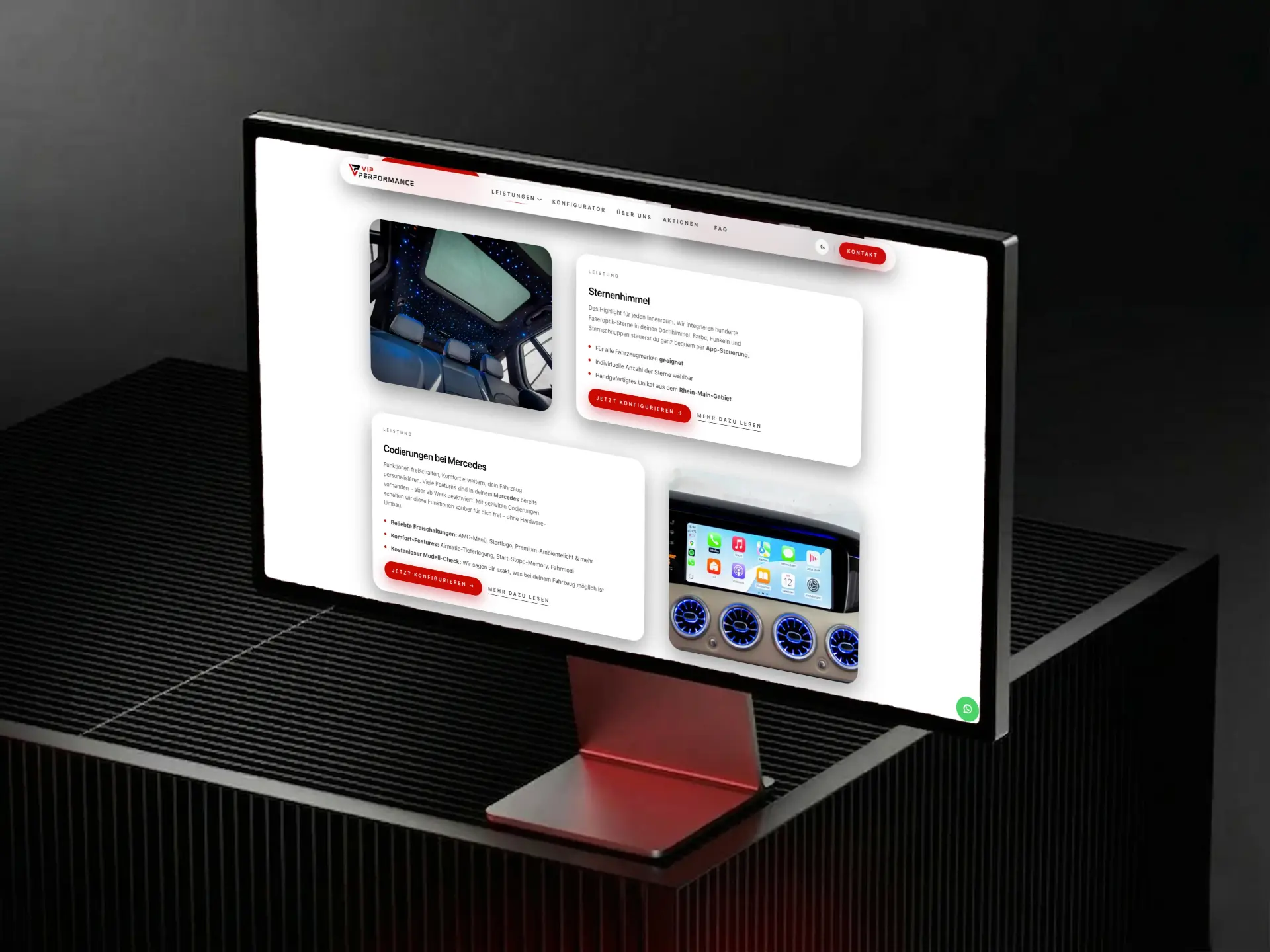 Rediseño de la página web
