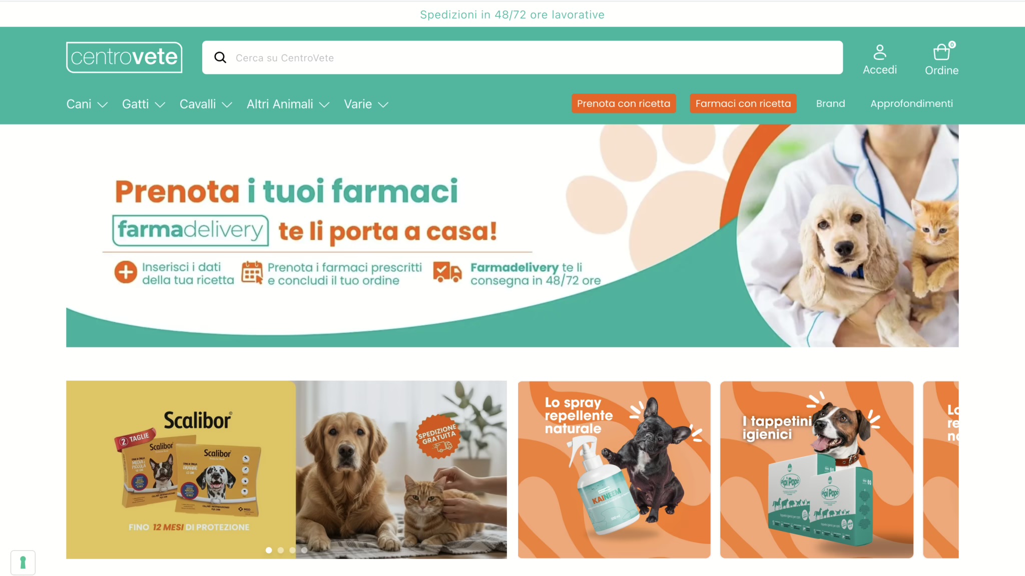 CentroVete: e-commerce de productos veterinarios