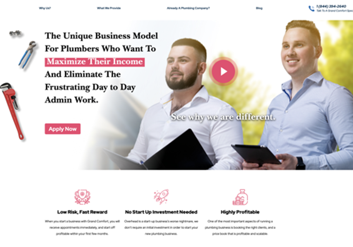  - Grand Comfort Group Plumbing Franchise