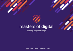 Unimedia Technology Proyecto - Sitio web de Masters of Digital