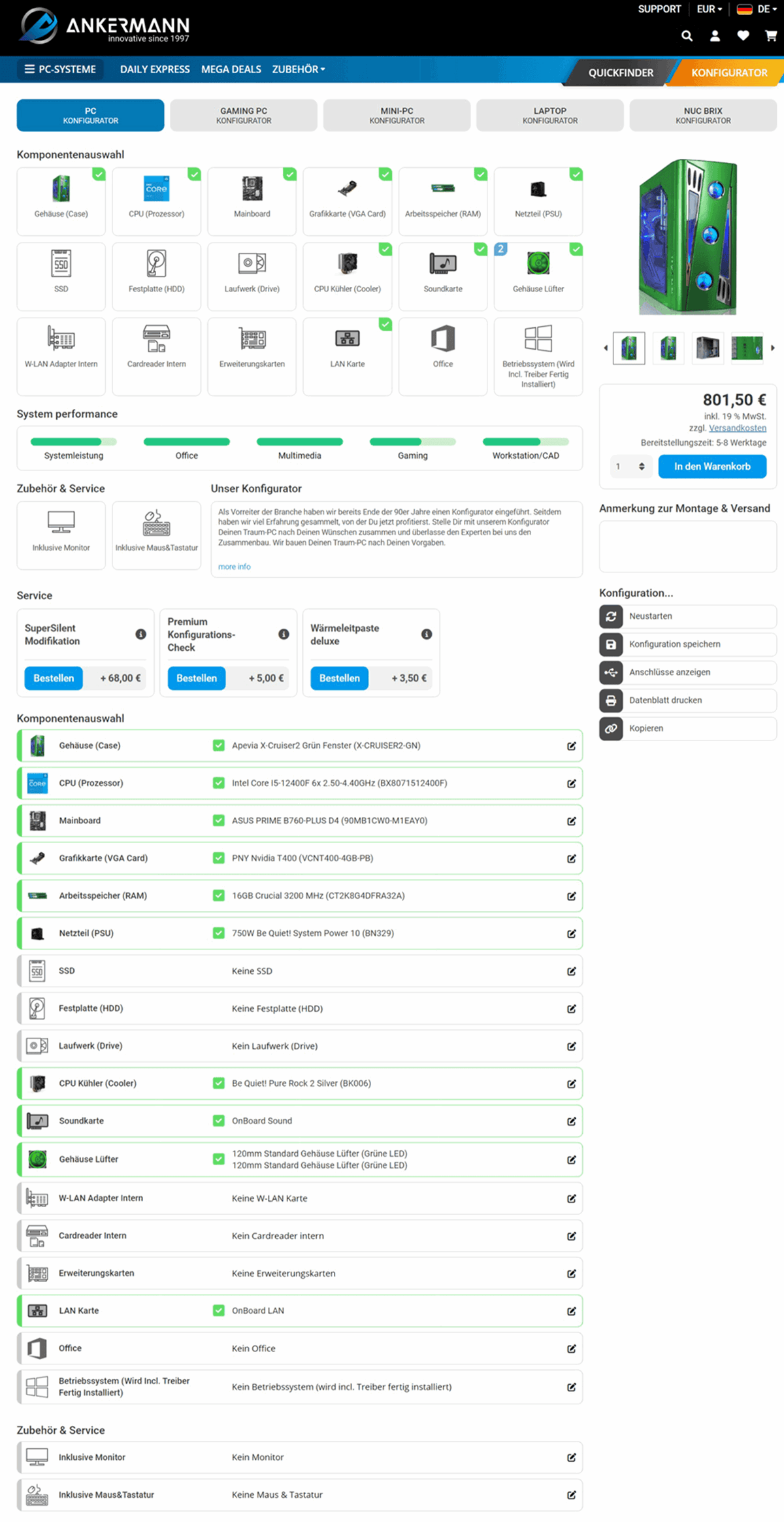 Software de configuración de productos con inteligencia artificial para la tienda online