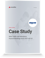 morefire GmbH Proyecto - Más tráfico y mejores posiciones para palabras clave relevantes gracias al SEO y la UX