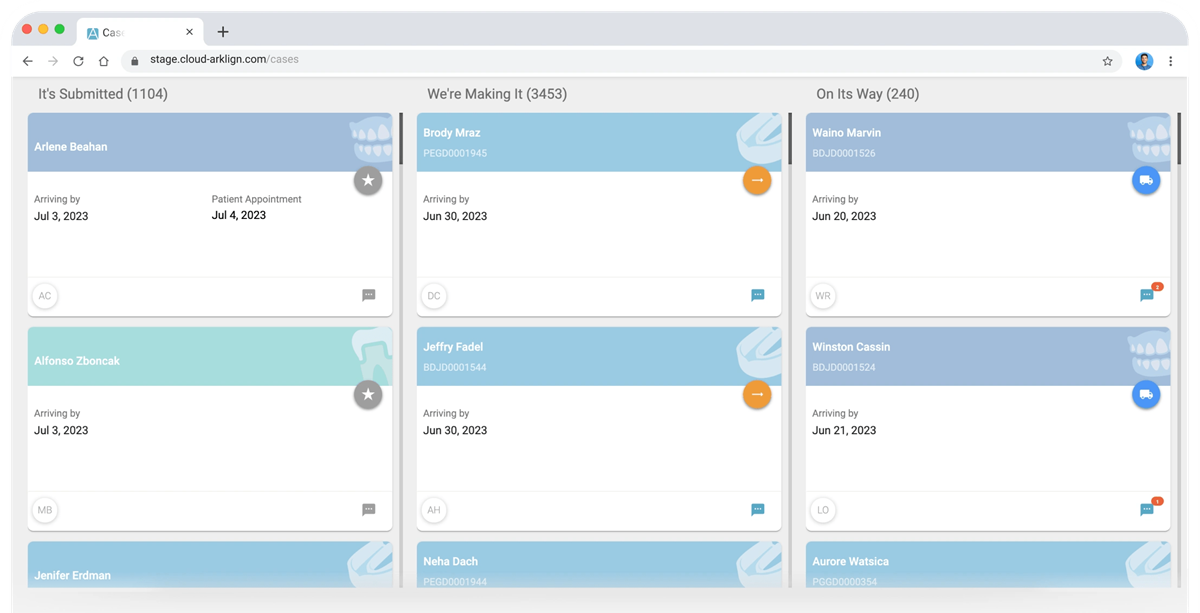Control de calidad para una plataforma de gestión de casos odontológicos